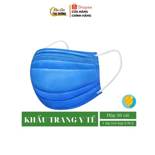 Khẩu trang SMS HAMITA Hộp 50 cái - ĐI MƯA, NGĂN GIỌT BẮN, hạn chế lem son môi, rộng hơn/phủ kín hơn, quai đeo thoải mái