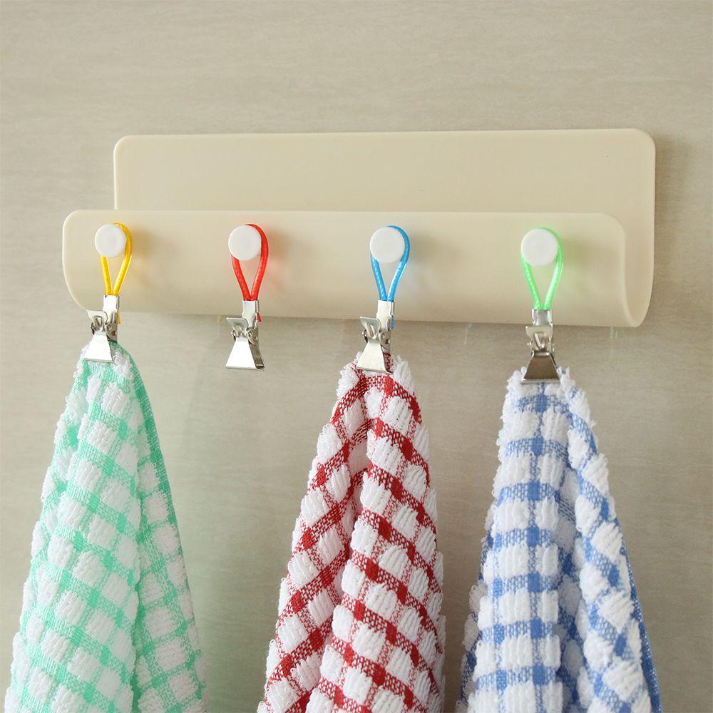 Set 5 Móc Treo Khăn Bằng Kim Loại Tiện Dụng Khi Đi Du Lịch