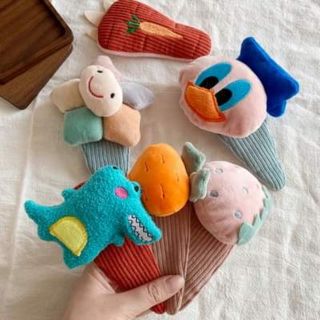 Kẹp tóc nhồi bông siêu to
