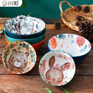 BÁT CƠM-BÁT SỨ VẼ GẤU☘️BÁT ĂN DẶM CHO BÉ