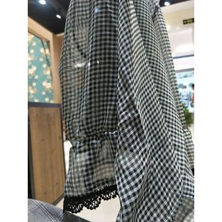 Áo sơ mi kẻ phong cách Hàn Quốc