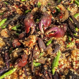 Mắm ba khía ớt xiêm to chắc nhiều thịt 500g trộn sẵn tỏi ớt vừa ăn cực thơm ngon, đặc sản miền Tây | SaiGonFood