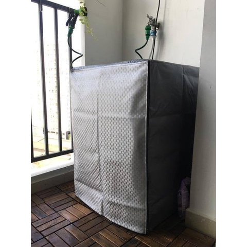 Áo Trùm, Vỏ Bọc Máy Giặt Cửa Ngang, Chất Liệu Da Cao Cấp