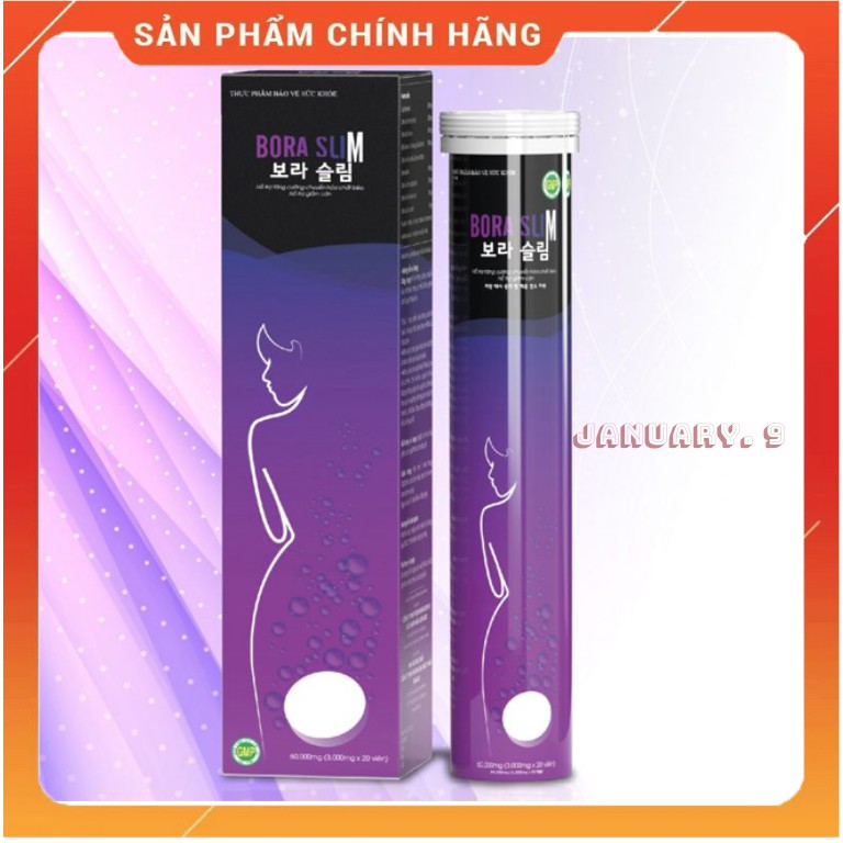[Chính Hãng] Ống 20 Viên - Sủi giảm cân Bora Slim | BigBuy360 - bigbuy360.vn