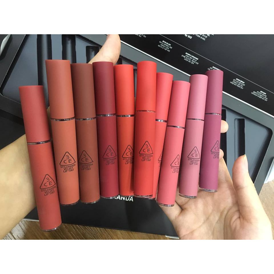 [AUTH-BILL] Set 10 Thỏi Son 3CE Màu HOT
