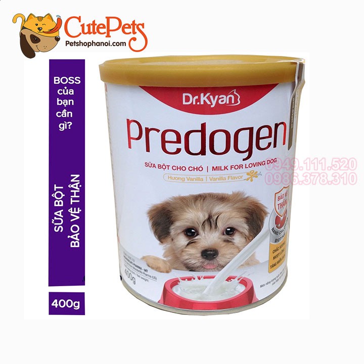Sữa bột cho chó Dr.Kyan Predogen Lon 400g - Cutepets