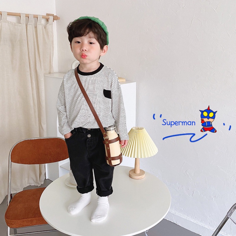 Bộ 5 đôi vớ KOKOROCARE MS-18 thêu hình Siêu Nhân Điện Quang hoạt họa vải cotton size S/M/L cho bé trai 1-8 tuổi
