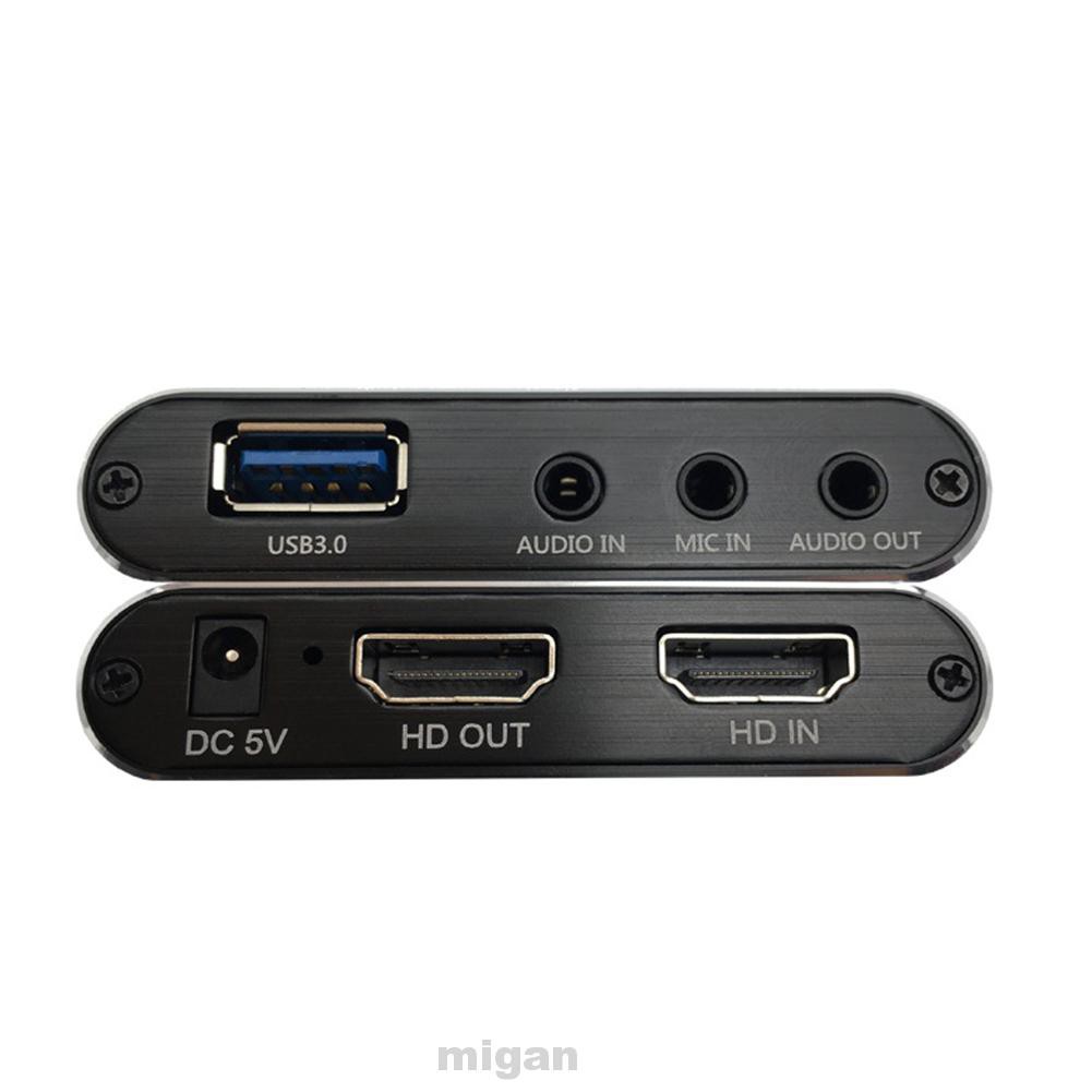 HDMI USB3.0 Aluminum Alloy Universal Portable HD 1080P Broadcasting Live Streaming Game Recording Video Capture Card