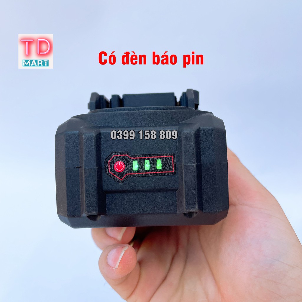 [ Chính Hãng ] Máy Siết Bulong Dùng Pin 21V AKUZA Không Chổi Than - 3 tốc độ