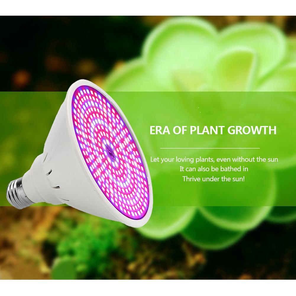 Đèn LED trồng cây 290 bóng toàn quang phổ chuôi E27 độ sáng 1500LM tuổi thọ 50000 giờ
