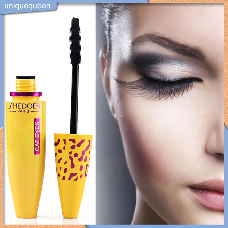 (Hàng Mới Về) Mascara Màu Đen Chống Thấm Nước Nhanh Khô Chuốt Dài Dày Và Cong Mi Tự Nhiên