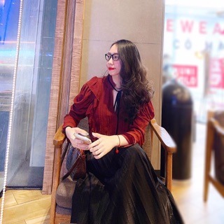 Sơ mi đỏ tay bèo zara