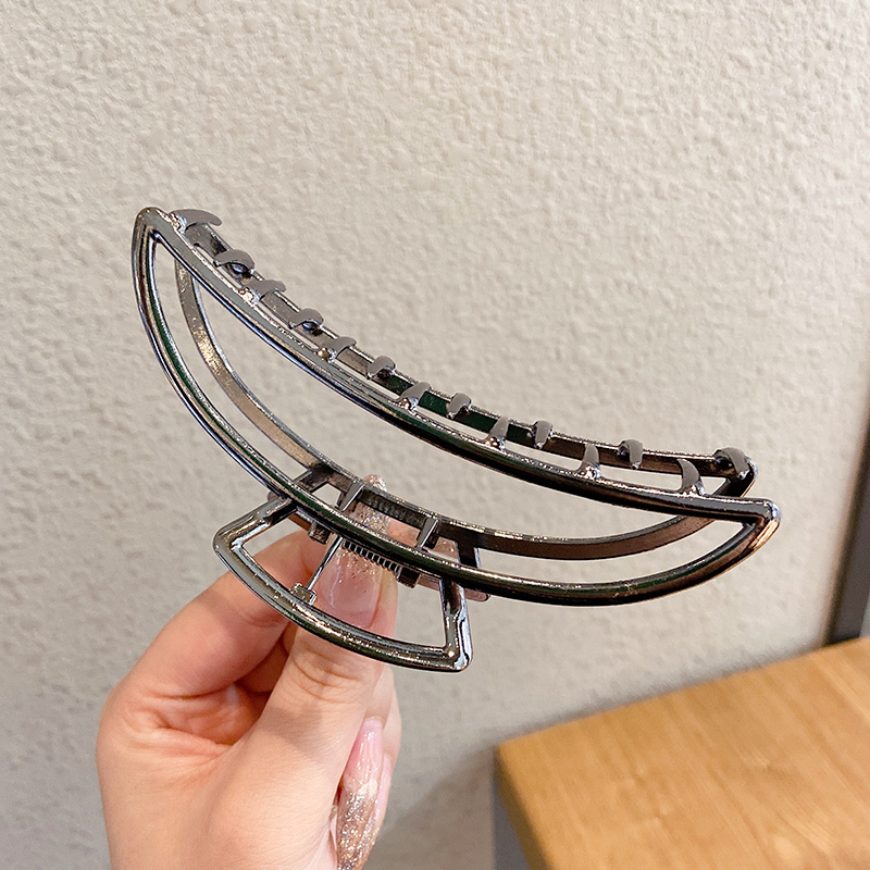 Kẹp Tóc Cỡ Lớn Bằng Kim Loại Phong Cách Hàn Quốc Dễ Thương