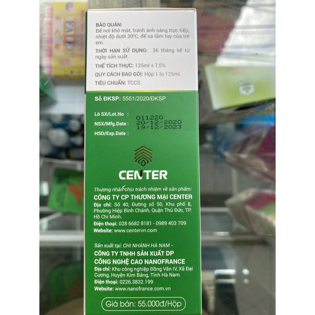 SIRO HO CẢM CENTER – Hỗ trợ giảm ho hiệu quả do viêm họng, cảm cúm, rát họng, khản tiếng