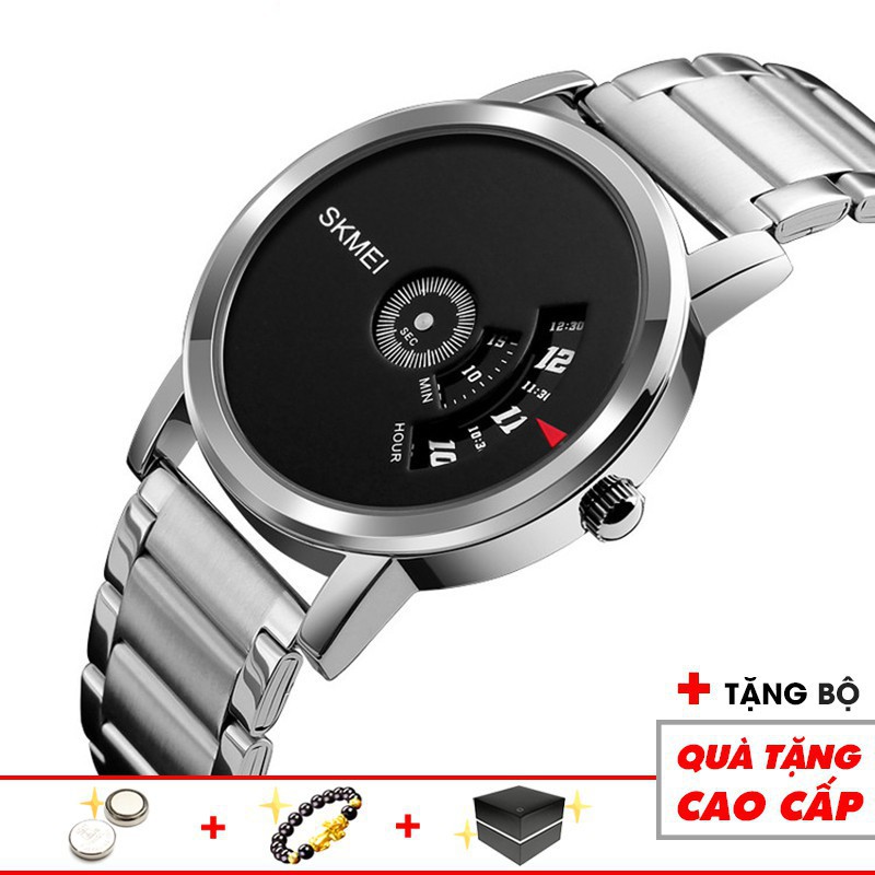 Đồng hồ nam điện tử chống nước, chống xước dây thép không gỉ hiển thị phong cách độc đáo Skmei 1260