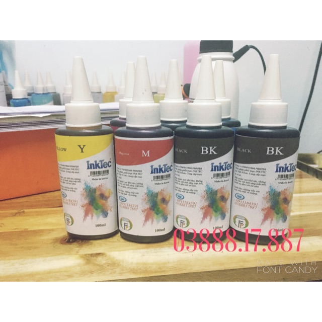 Bộ 4 mài mực máy in Canon G1010