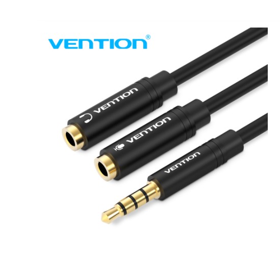 Vention Jack 3.5mm Mic + Headphone Splitter Audio Cable