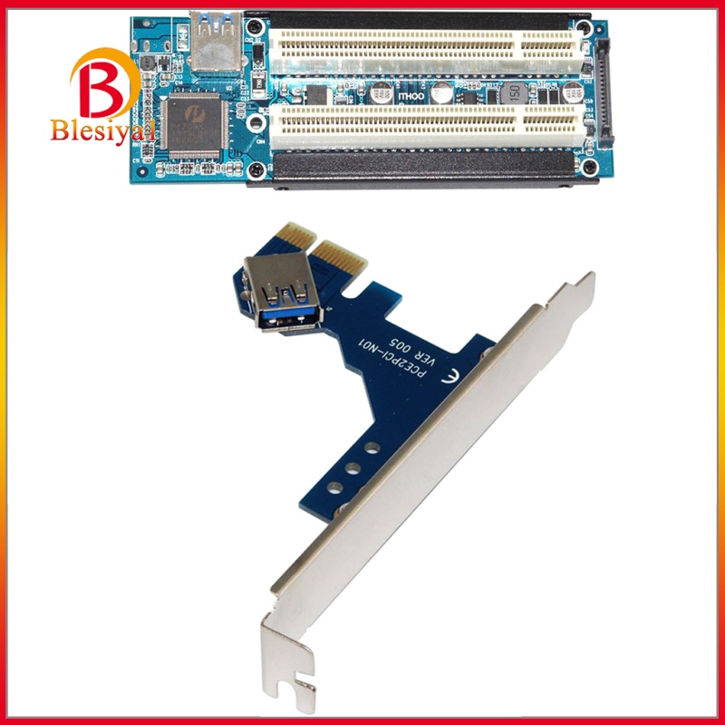 [BLESIYA1] Express Expansion Card PCI-E to USB3 2-Port Hub Adapter for Desktop Laptop