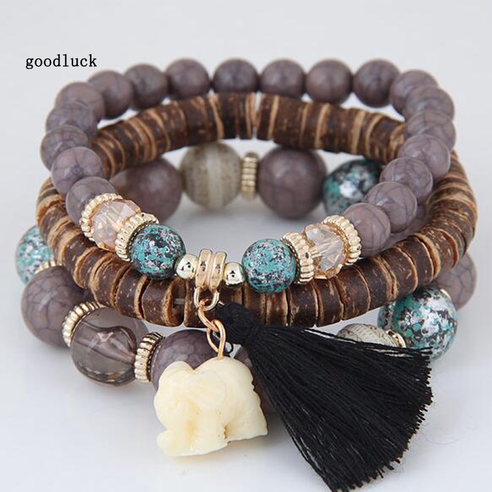 Vòng tay chuỗi hạt phong cách boho thời trang cho nữ | BigBuy360 - bigbuy360.vn