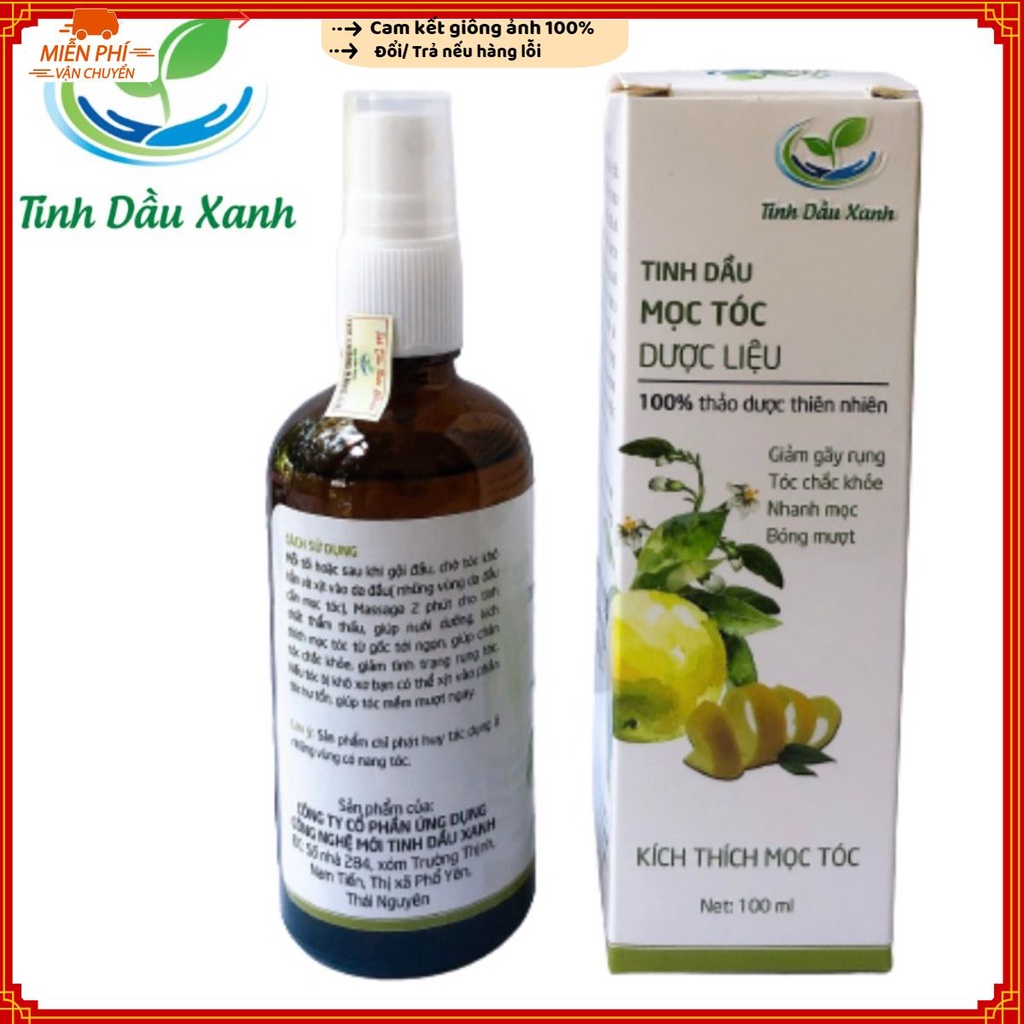 Tinh Dầu Bưởi Tinh dầu xanh Thái Nguyên loại 100ml