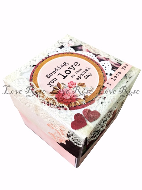 Love Box tone đỏ 1 lớp