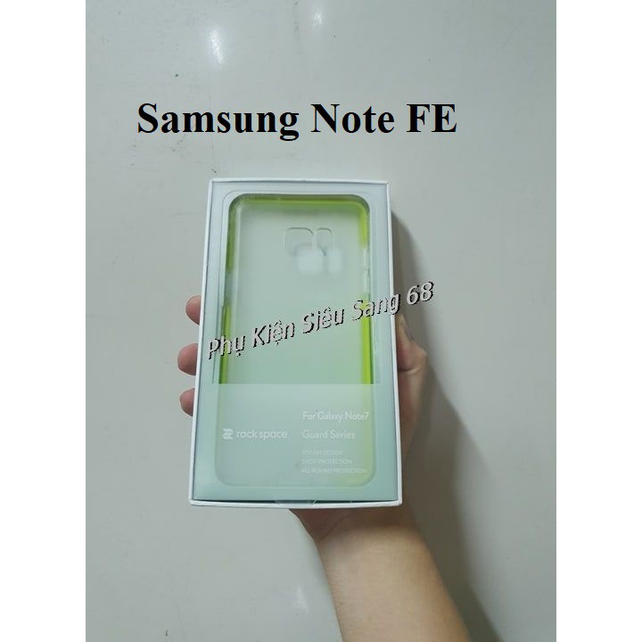 [Mã ELFLASH5 giảm 20K đơn 50K] Note Fe| Ốp Lưng Silicon Trong Chính Hãng Rock Samsung Note 7 / Note FE - PK68