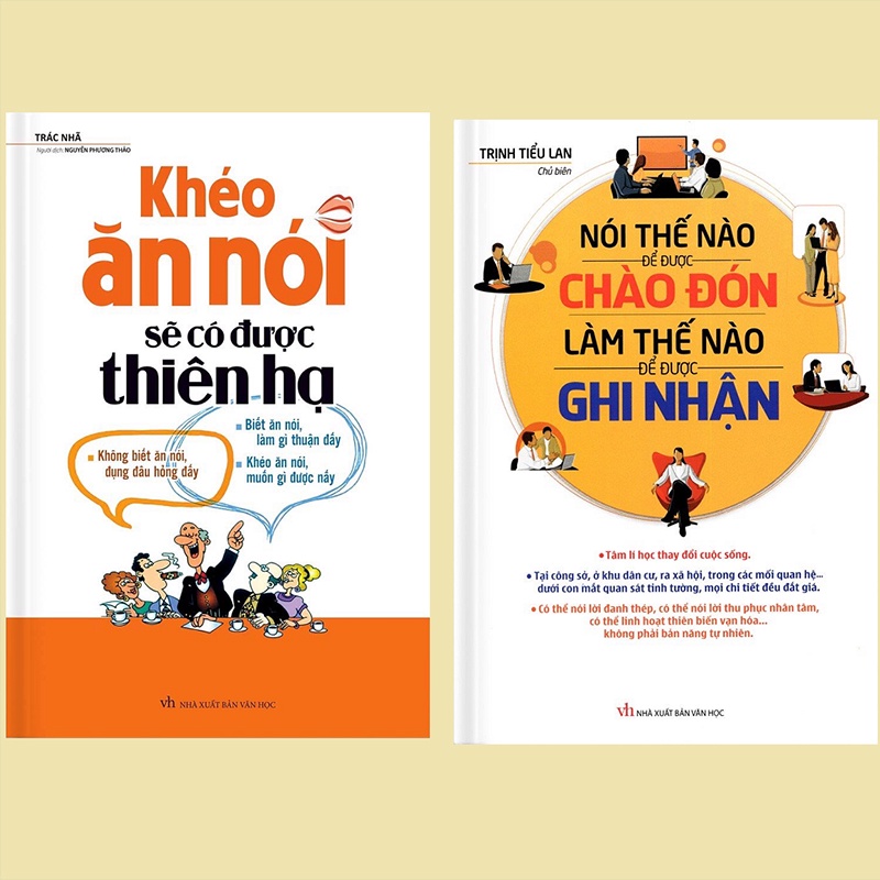 [MÃ giảm 40K]Sách: Combo Khéo ăn nói sẽ có được thiên hạ + Nói thế nào để được chào đón làm thế nào để được ghi nhận