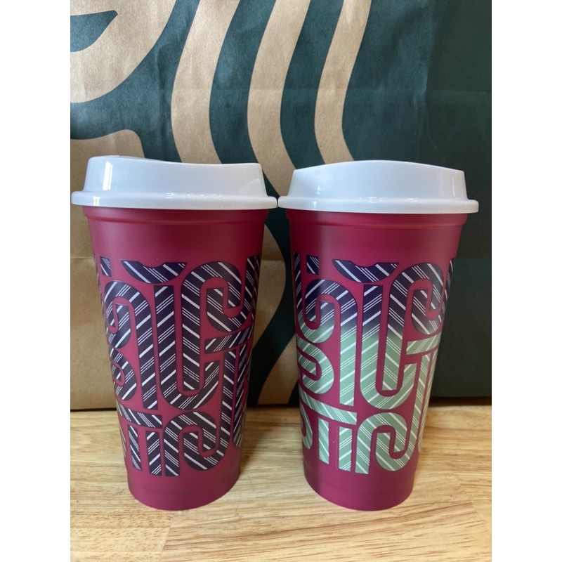 Ly nhựa đổi màu tái sử dụng Starbuck USA - Hot Cup 6 màu chuyên đựng thức uống nóng