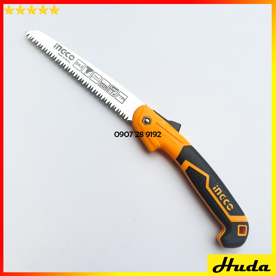 7"/180MM CƯA CÀNH CẦM TAY DẠNG XẾP TOTAL INGCO POI HFSW1808