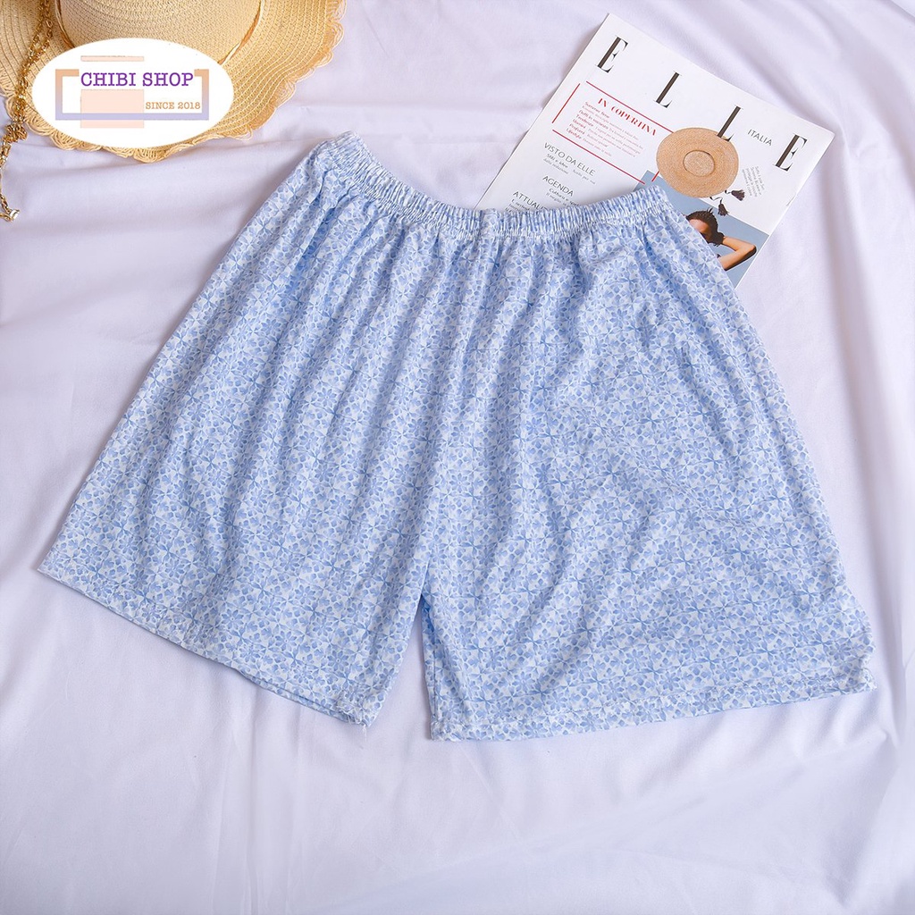 Quần đùi nữ mặc nhà Big size chất cotton dày dặn, co giãn 4 chiều không bai, xù khi giặt Chibishopsince2018 | BigBuy360 - bigbuy360.vn