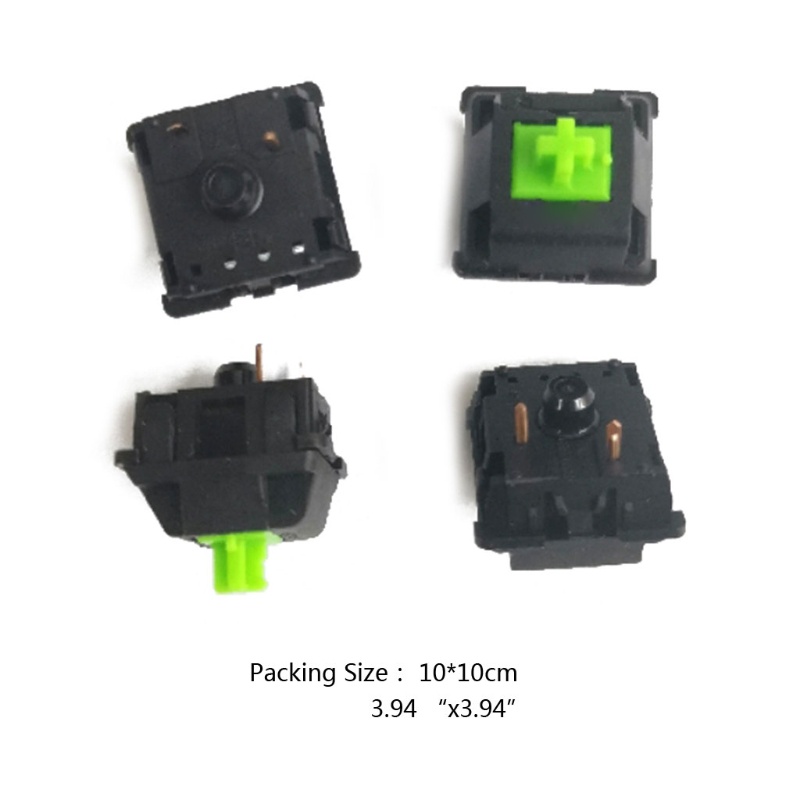 Trục Công Tắc RGB Màu Xanh Lá Cây 3Pin Phù Hợp Cho Bàn Phím Cơ Chơi Game Switch 4 P