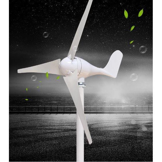 Tuabin Gió 500W/1000W, Tuabin Gió Trục Ngang, Máy Phát Điện Tuabin Gió, Giá Tuabin Gió, Tuabin Gió Cho Gia Đình