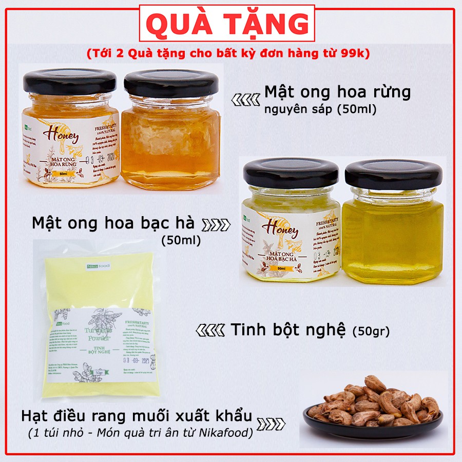 Nikafood Phấn hoa cà phê 100gr-500gr kèm quà tặng