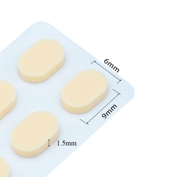 [1 vỉ 8 miếng ] Miếng dán mút bọt biển làm êm đệm mũi mắt kính [Có sẵn] [Giá hủy diệt]