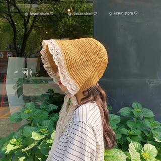 Mũ cói VINTAGE style Korea 👒👒