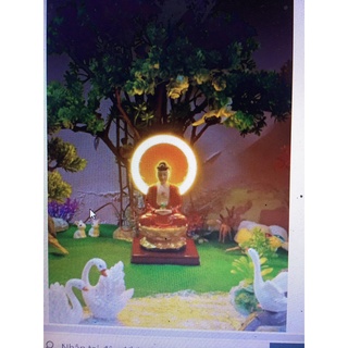 ( HCM ) Đèn LED NEON HÀO QUANG PHẬT (có kèm theo nguồn )