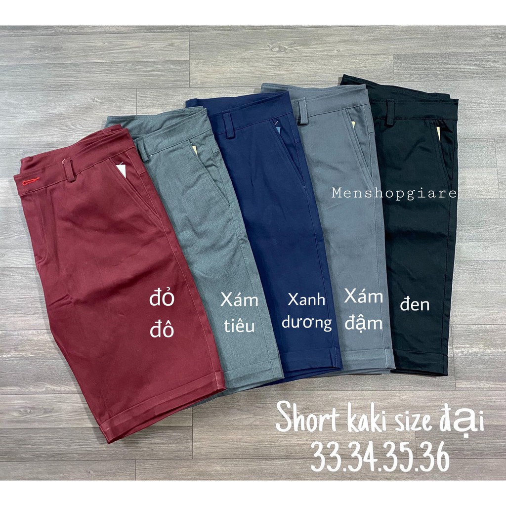SHORT KAKI NAM CO GIÃN BIG SIZE | BigBuy360 - bigbuy360.vn