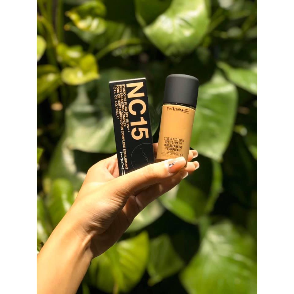 Kem nền MAC NC15 Studio Fix Fluid foundation SPF 15