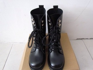 Giày combat boot đế thấp