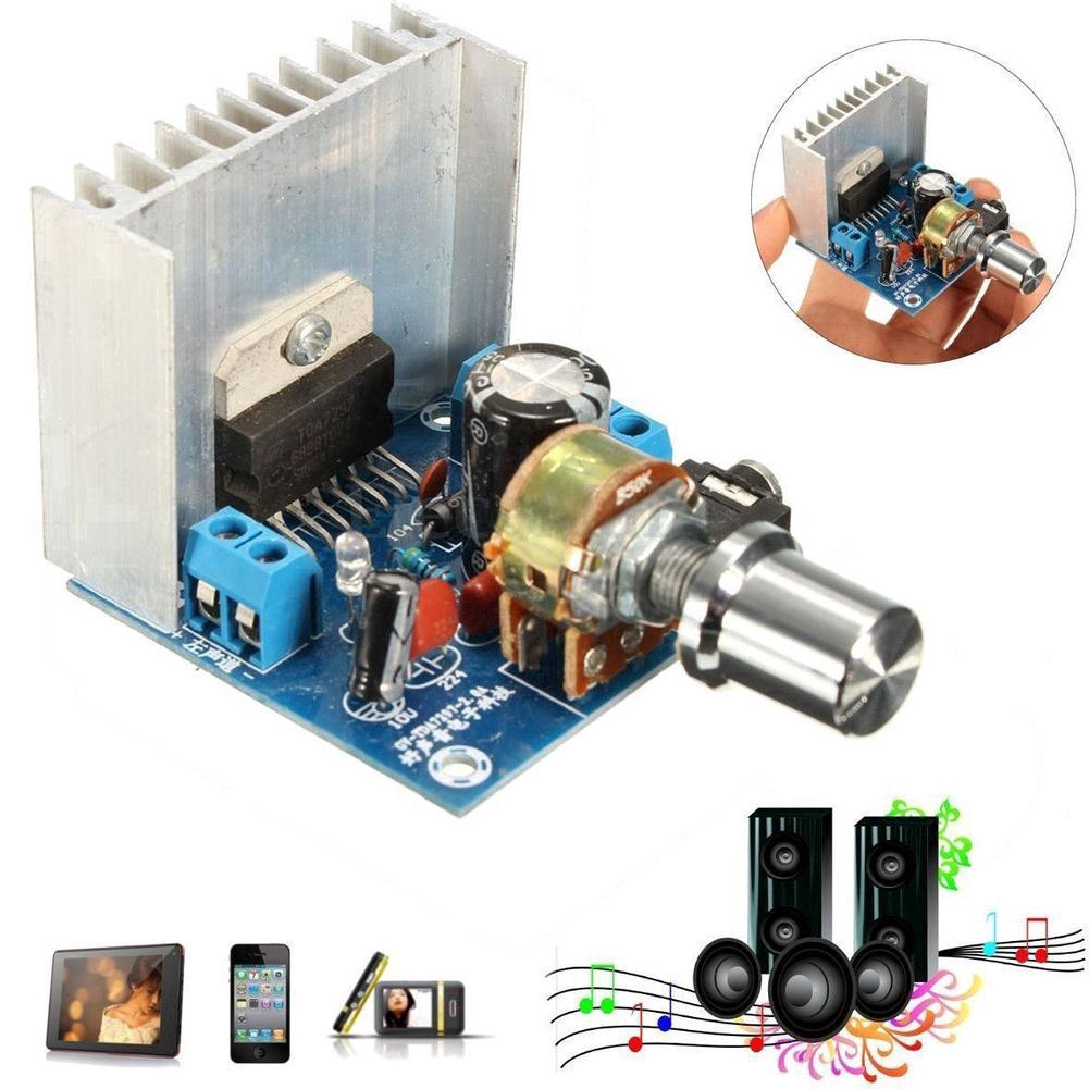 Bảng Mạch Khuếch Đại Âm Thanh Kỹ Thuật Số Tda7297 12v 2x15w Grade2.0 15w + 15w L9C7