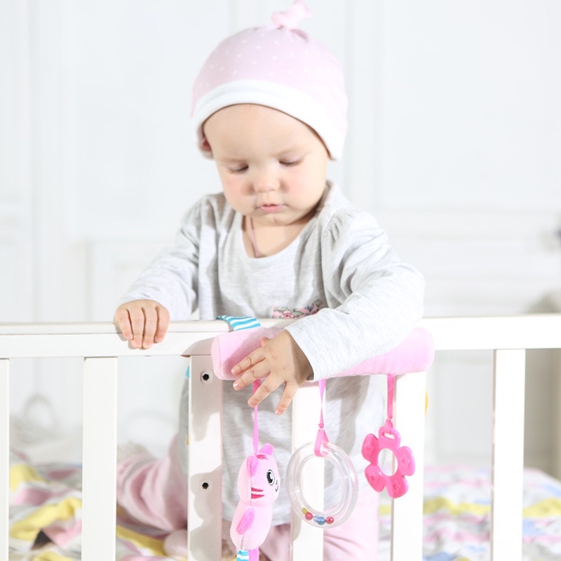 Thú Bông Treo Nôi Cũi Xe Đẩy Phát Nhạc Cho Bé Nhiều Mẫu Augleka