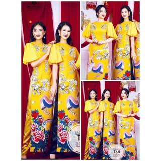 Bigsize Áo dài hạt AD05