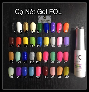 Cọ Nét Gel Cao Cấp FOL ( bấm hình kế chọn màu)
