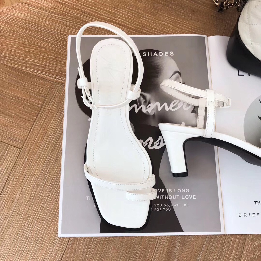 Sandal xỏ ngón gót dẹt 5p mẫu TBC22-007 - KachiHouse