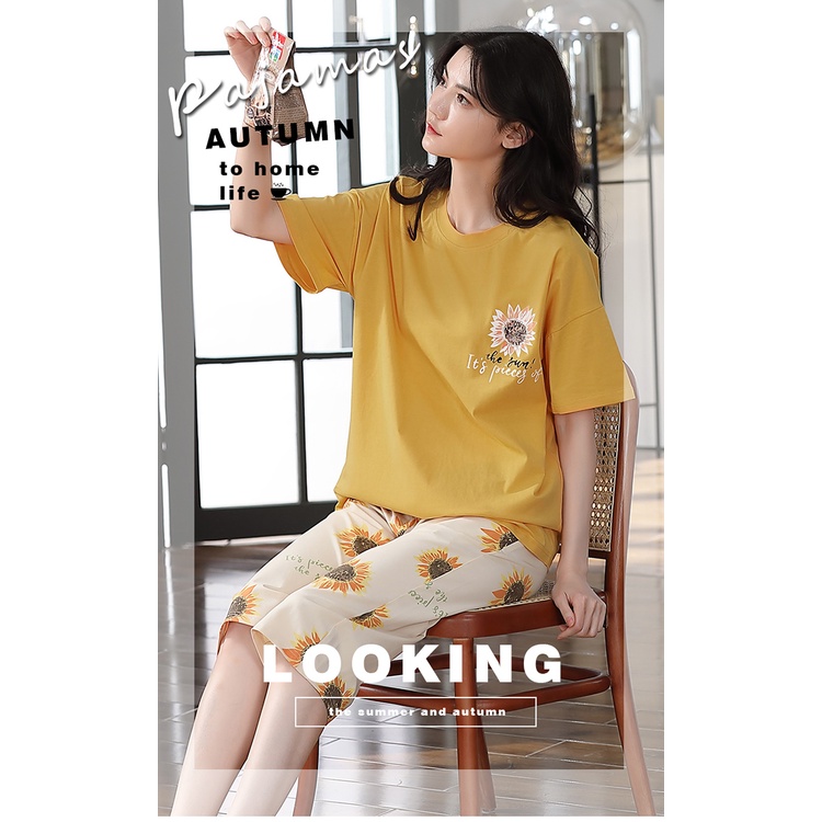 Đồ mặc nhà nữ đáng yêu chất cotton 100% BA5016 | BigBuy360 - bigbuy360.vn