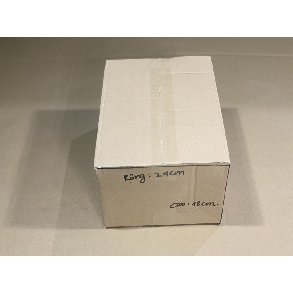 10 hộp carton đóng hàng 34x24x18 HUPUNACARTON thùng giấy gói hàng tiện lợi