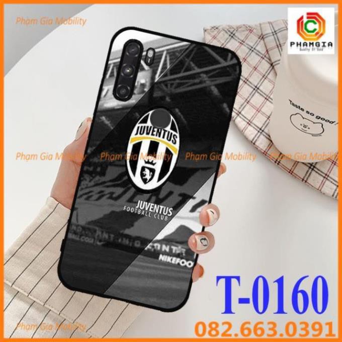 Ốp lưng ép kính Vsmart Active 3 - In hình logo các CLB Bóng Đá đẹp mắt