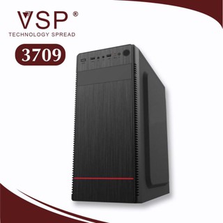 HÀNG MỚI VỀ Case VSP  3709 Chuẩn Case ATX (Mid Tower / Màu Đen )