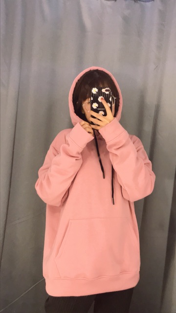 Áo Hoodie nỉ bông Trơn Basic Unisex