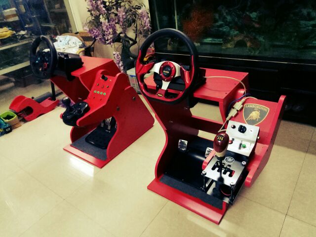 Bộ vô lăng chơi game lái xe có FFB + giá đỡ cao cấp